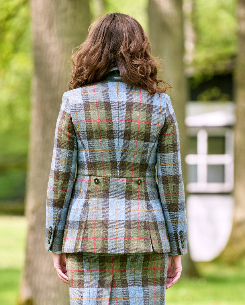 Harris Tweed Blazer "Carola" in Highland Check