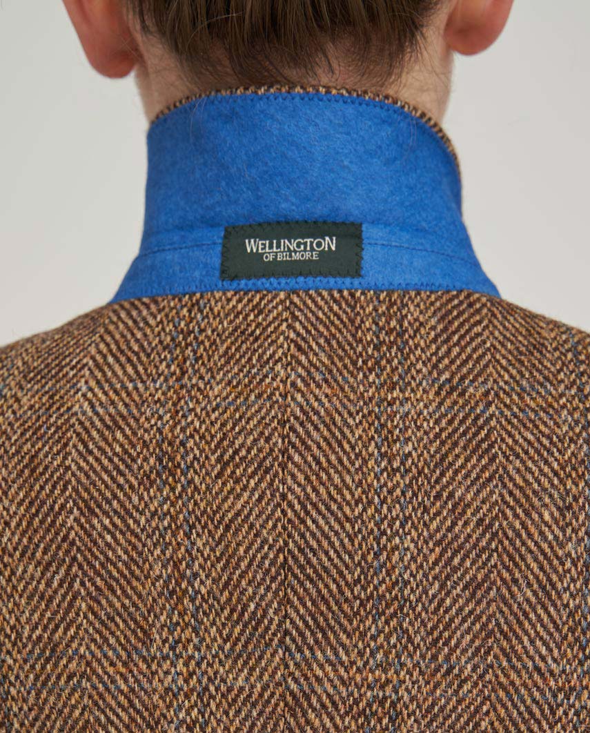 Harris Tweed Damenmantel '' Emilia'' in Herringbone Check