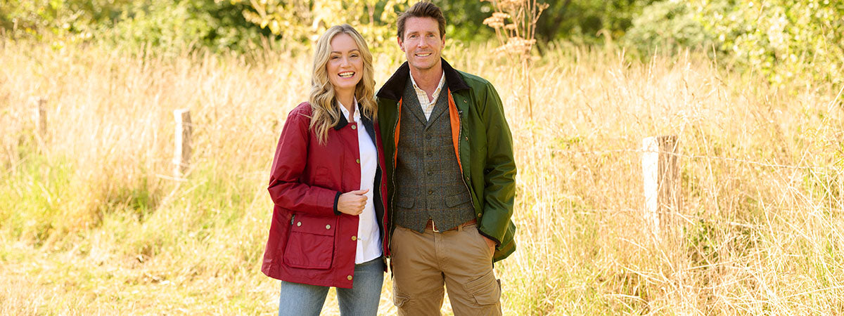 Harris Tweed jacket ''London'' in olive-blue overcheck