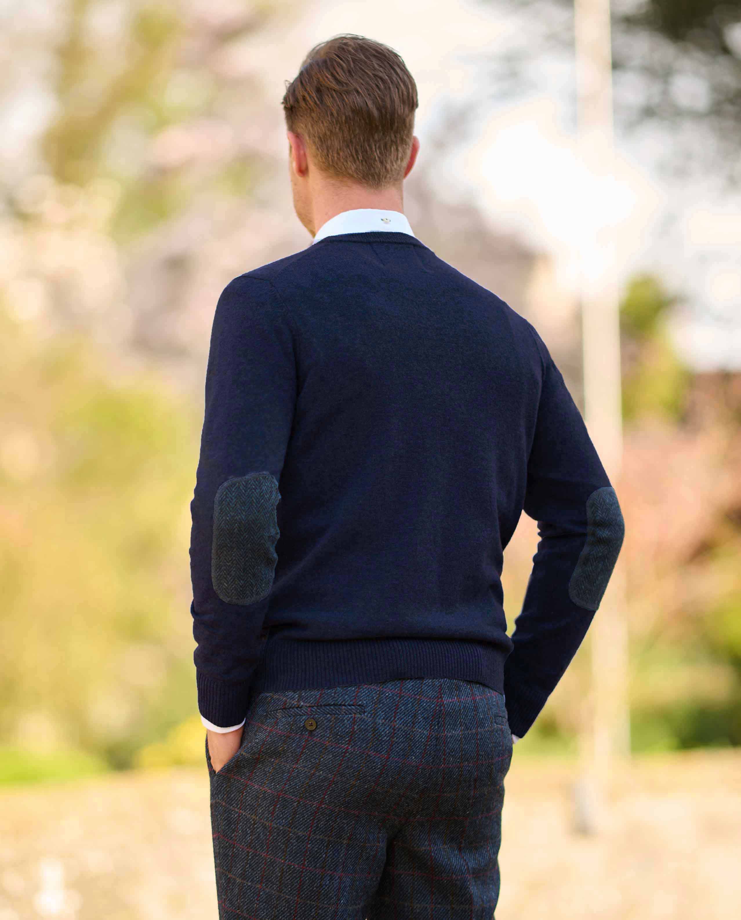 Merino sweater ''Jack'' in navy