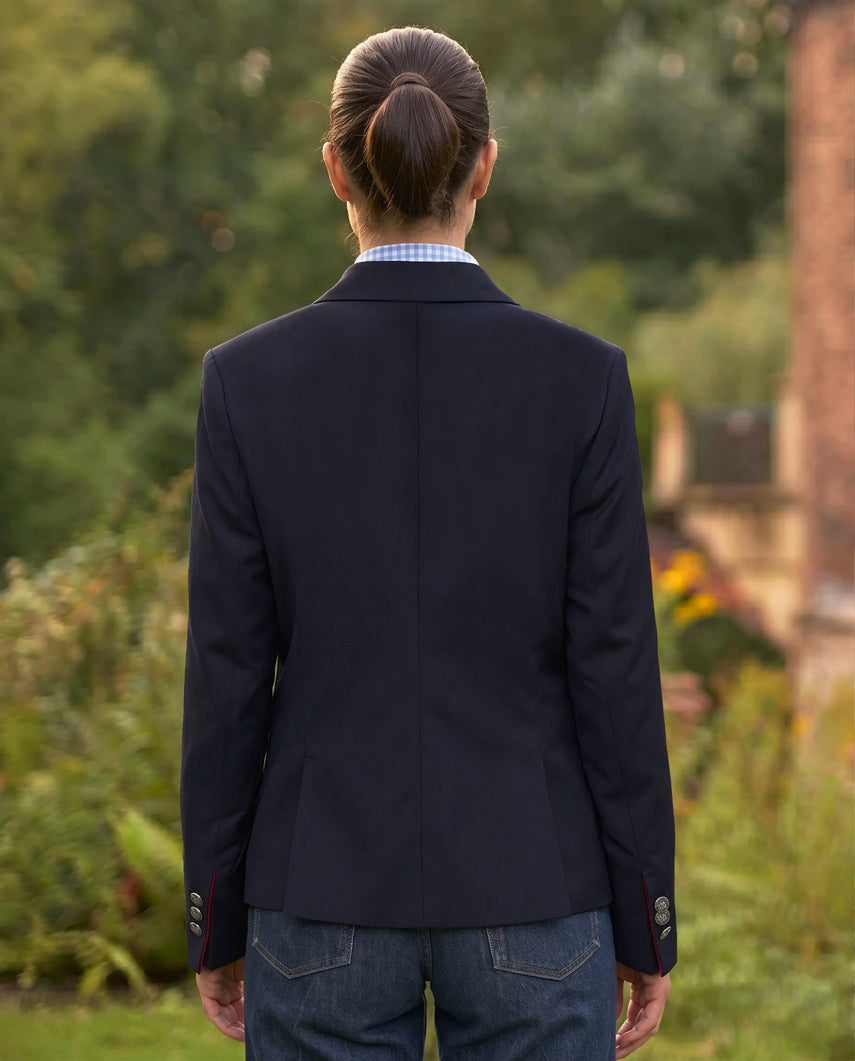 Damenblazer ''Ladiesclub 3-Eye'' aus feinster Wolle in navy