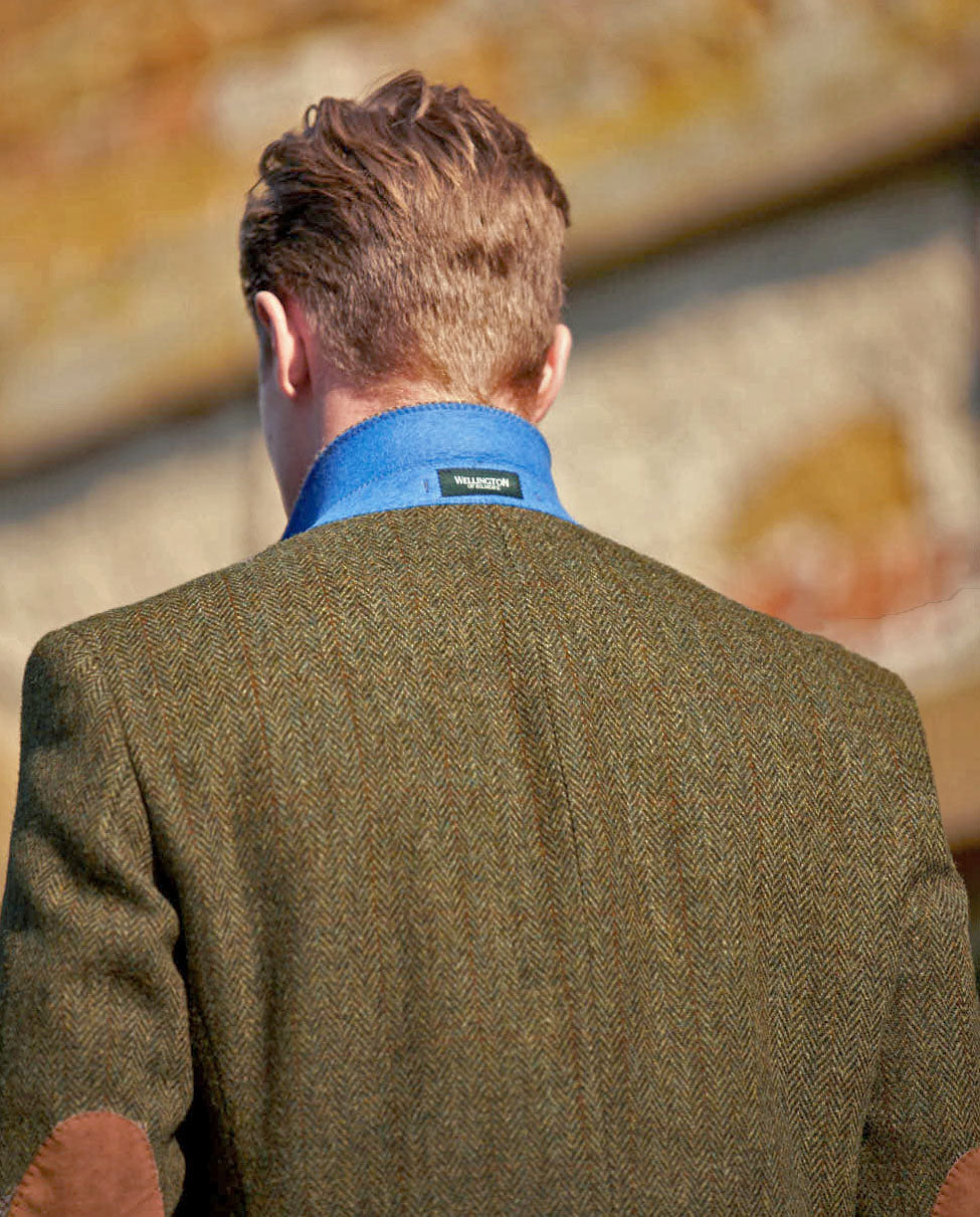Harris Tweed jacket ''London'' in evergreen