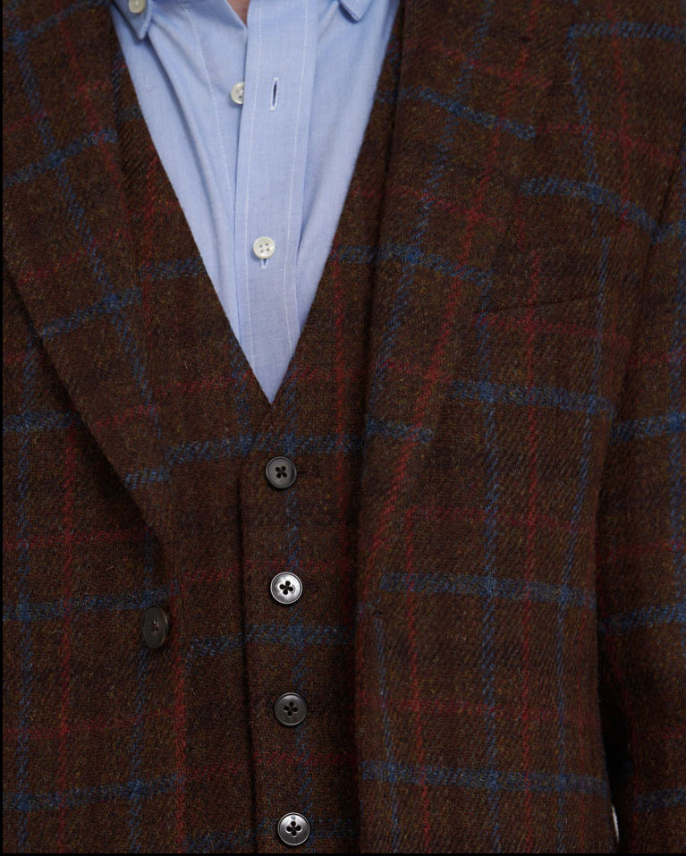 Harris Tweed Sakko ''London'' in Lord's Overcheck