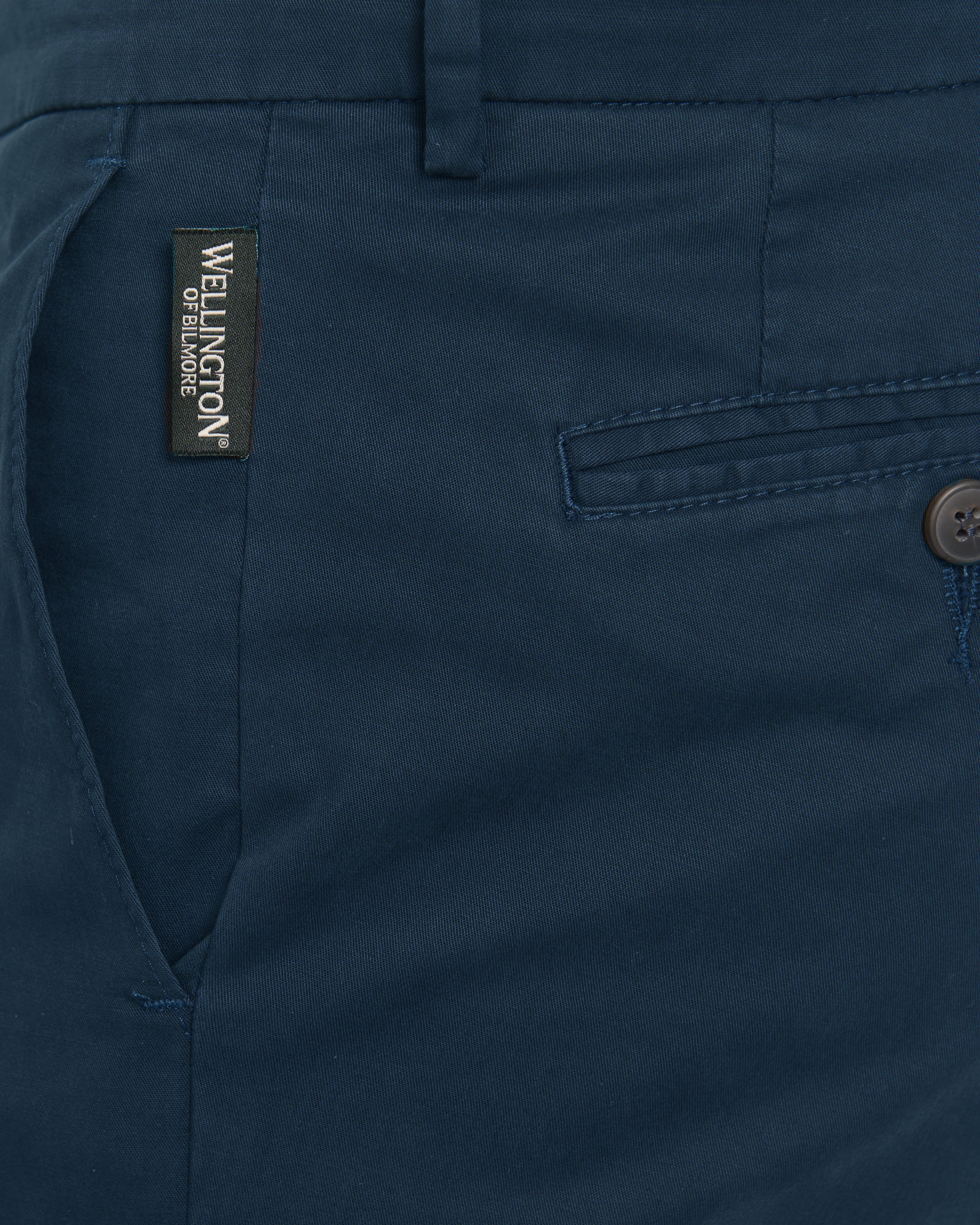 Men's winter chinos 'Mr. Jones' in Navy - Premium Pima Cotton