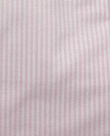 Button Down Hemd ”Steward” im rose-weißen Oxford Streifen