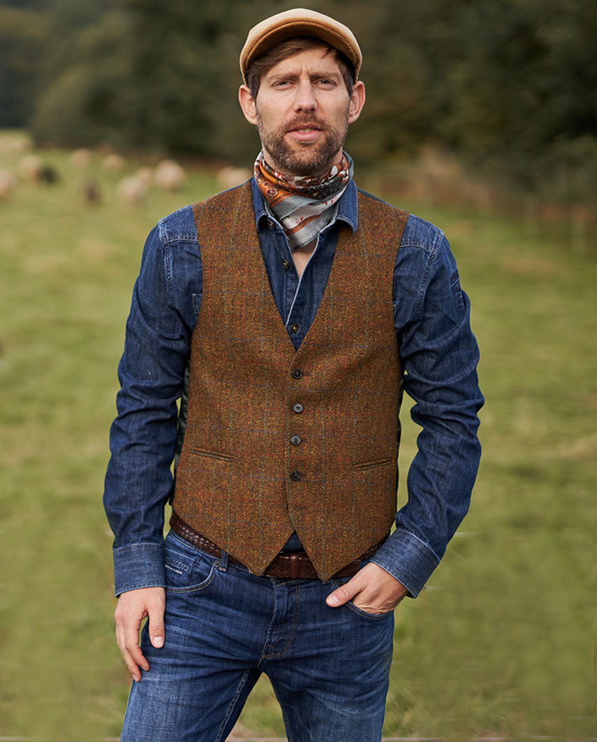 Harris Tweed Weste ''Tailor'' in Country Classic