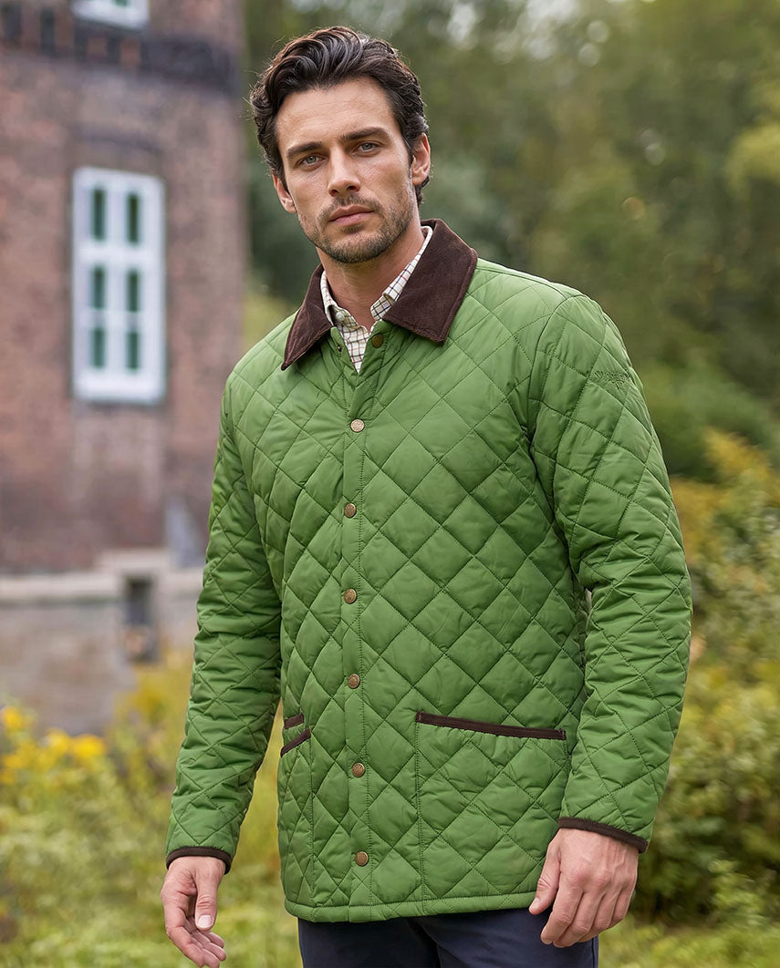 Herren Steppjacke ''York'' in fresh green