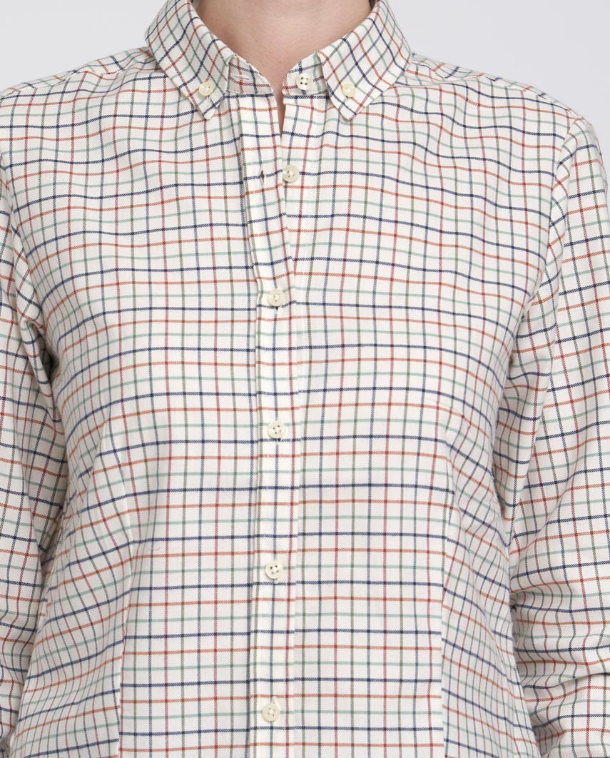 Button-Down Damenbluse "Stella" in Tattersall - Wellington of Bilmore