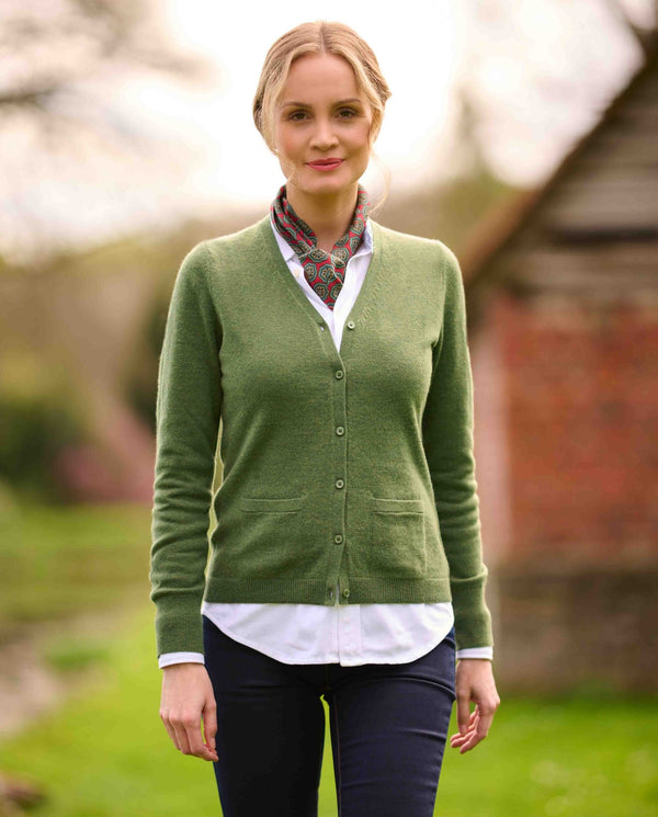 Damen Cardigan "Mara" in dill