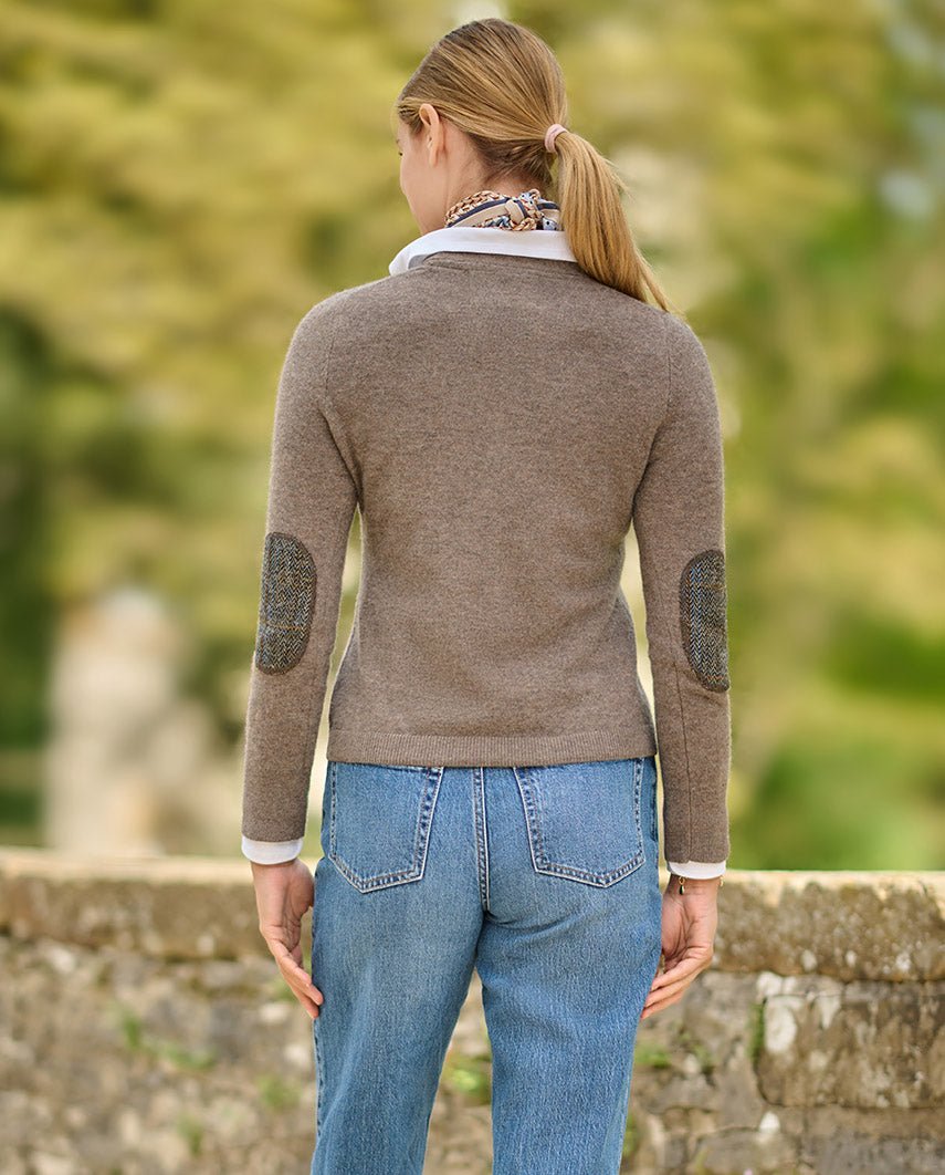 Damen Cardigan ''Mara'' in nutmeg - Wellington of Bilmore
