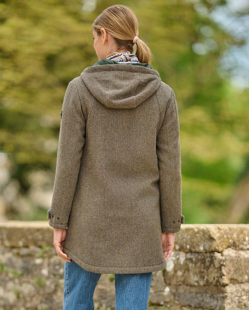 Damen Funktionsparka ''Lilrock'' in green hill Tweed - Wellington of Bilmore