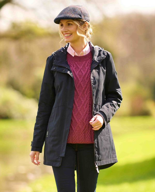 Women's functional parka "Lilrock" in navy