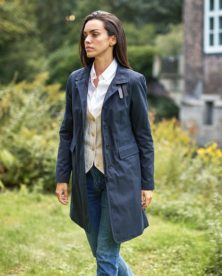 Damen Kurzmantel ''Victoria'' in navy - Wellington of Bilmore