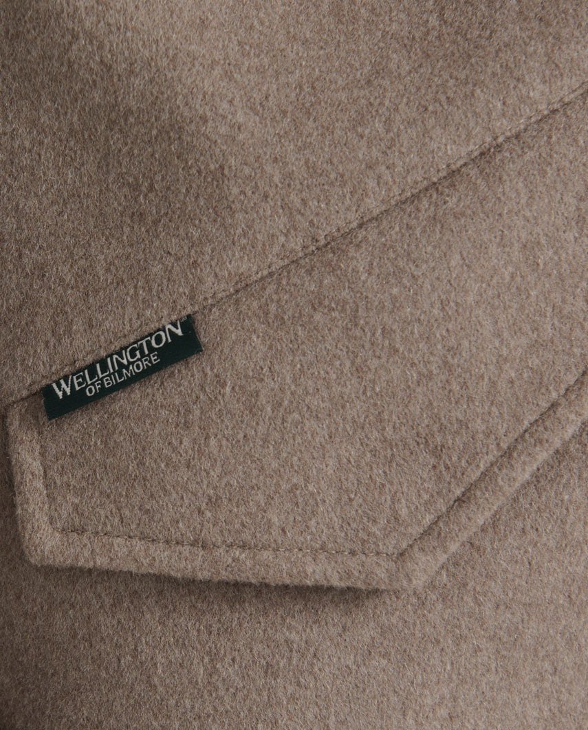 Damen-Parka „Liz Parka“ aus Woll-Kaschmir-Mix in Taupe - Wellington of Bilmore