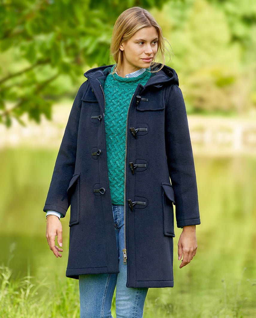Dufflecoat für Damen ''Ladies Duffle'' in navy - Wellington of Bilmore