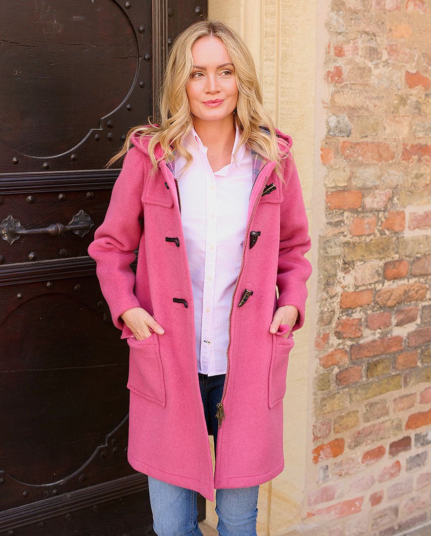 Dufflecoat für Damen ''Ladies Duffle'' in pink - Wellington of Bilmore