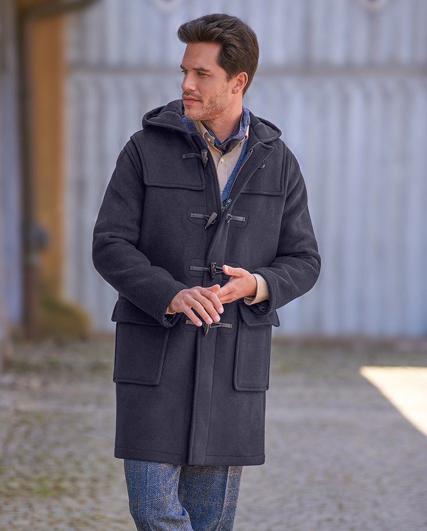 Duffle coat ”Men's Duffle” for men in navy