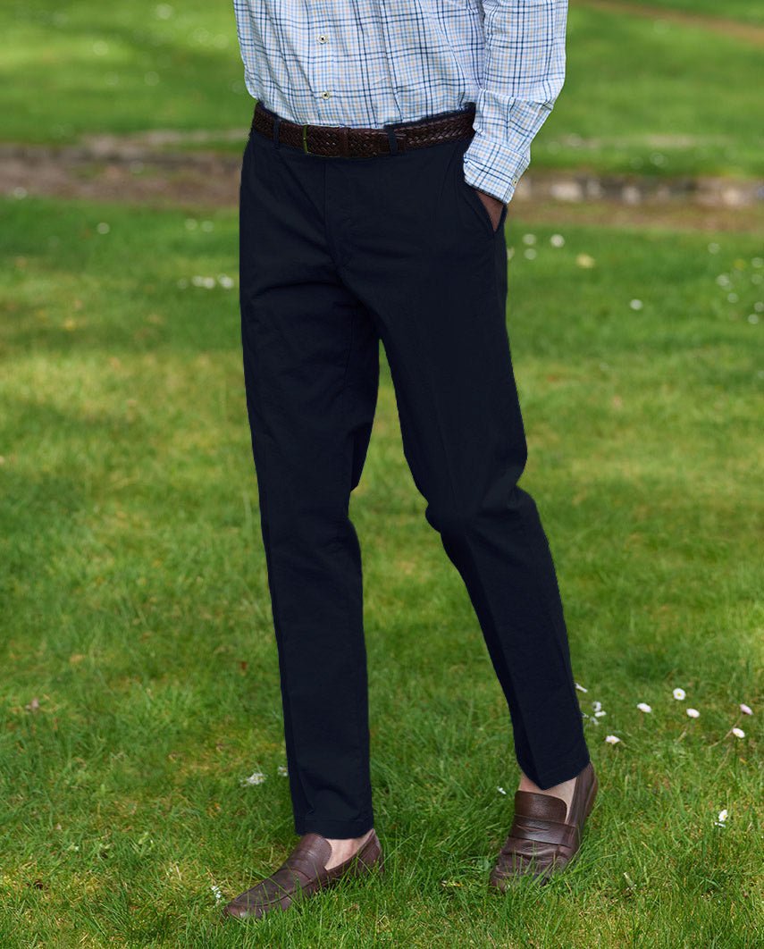 Feine Herren Chino ” Mr. Jones” in navy - Wellington of Bilmore