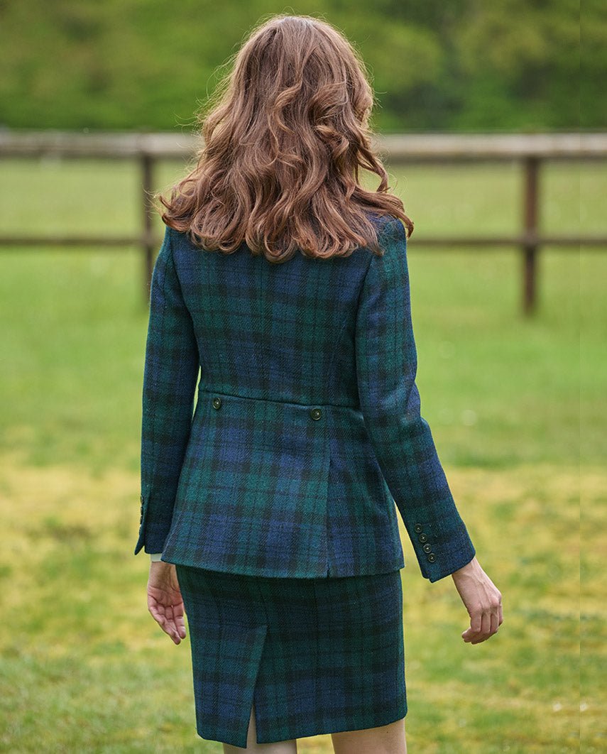 Harris Tweed Blazer ''Carola'' in blackwatch - Wellington of Bilmore