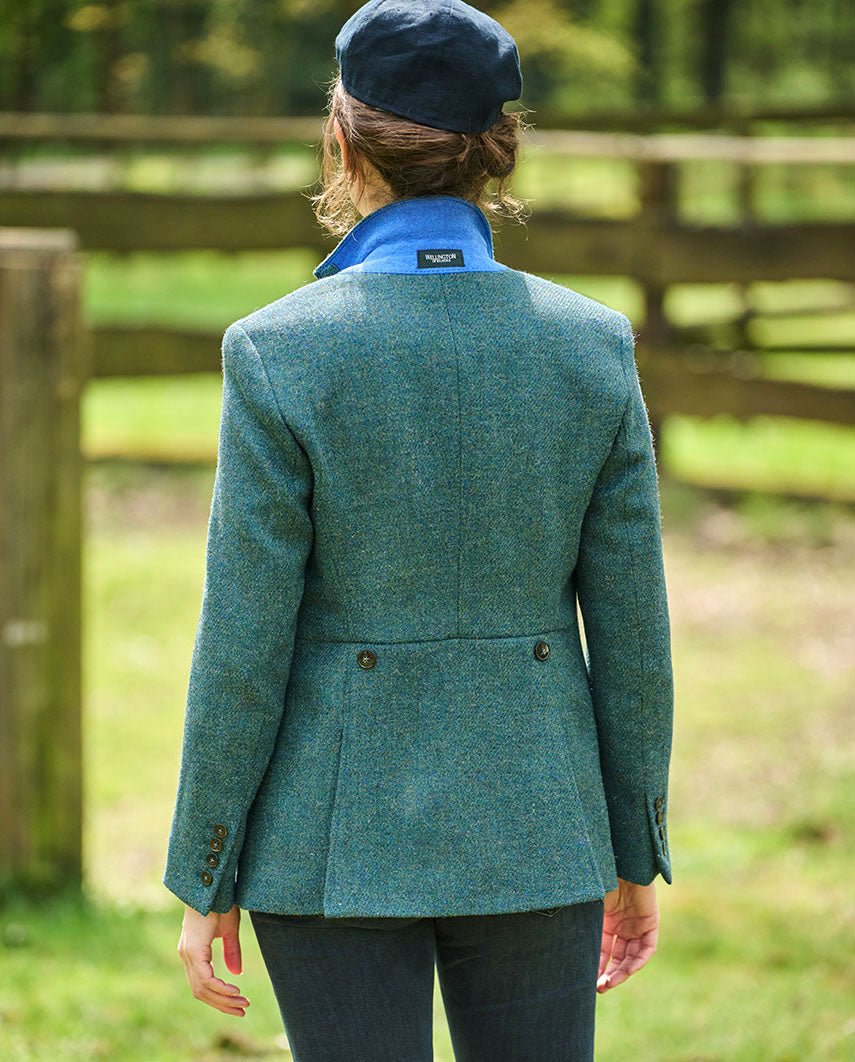 Harris Tweed Blazer ''Carola'' in bright Shadow - Wellington of Bilmore