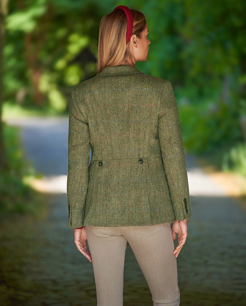 Harris Tweed Blazer ''Carola'' in light green - Wellington of Bilmore