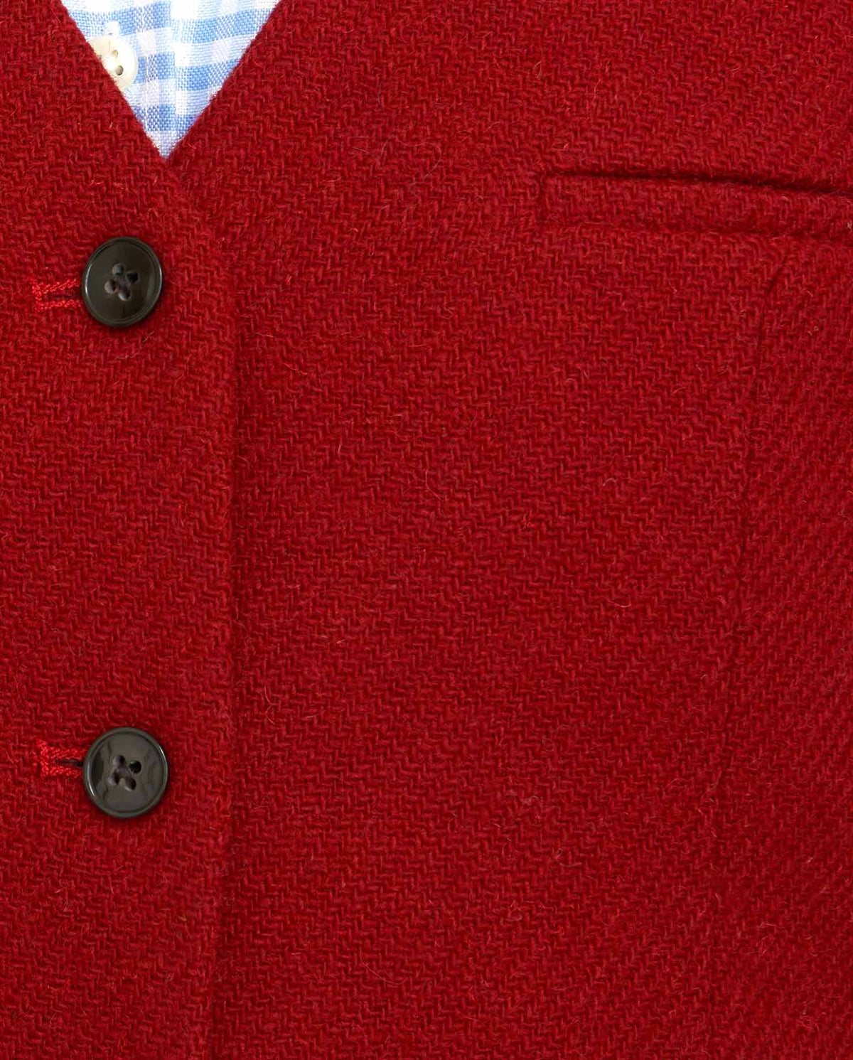 Harris Tweed Blazer ''Carola'' in red Twill - Wellington of Bilmore