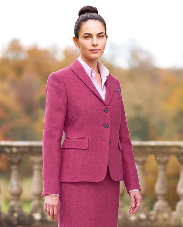 Harris Tweed Blazer "Ladiesclub" in pink