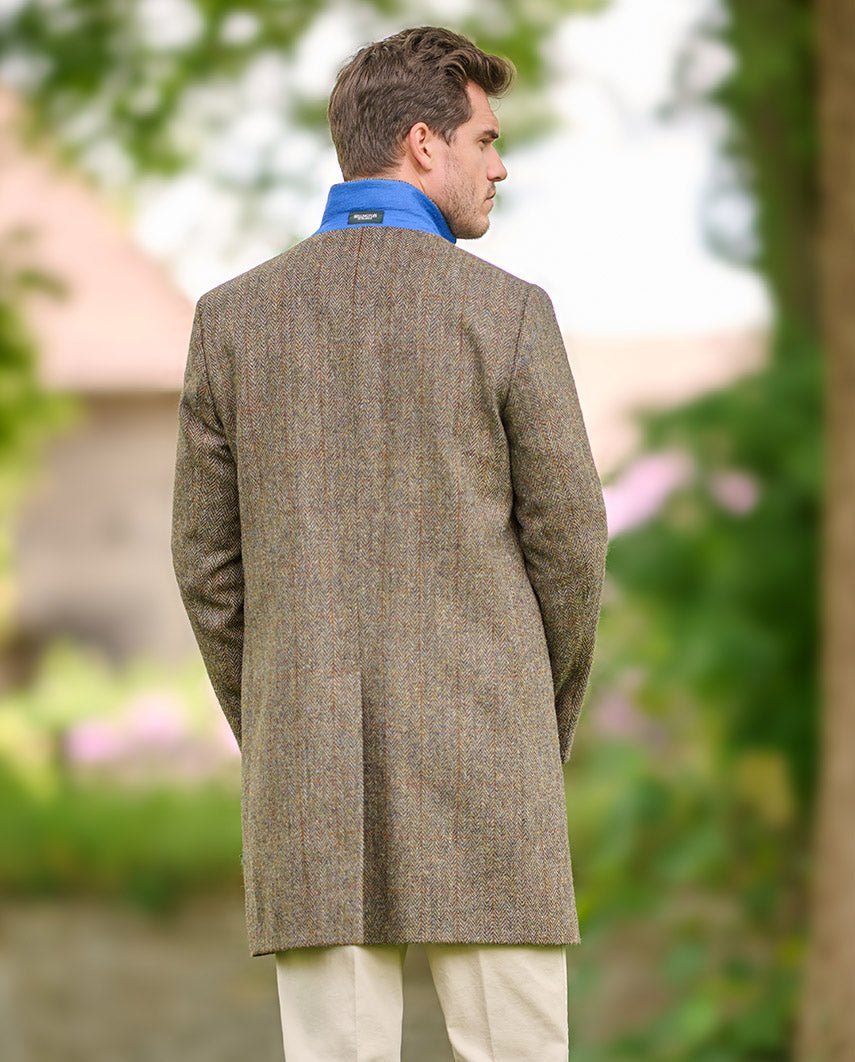 Harris Tweed Blazermantel “Barney” für Herren in evergreen - Wellington of Bilmore