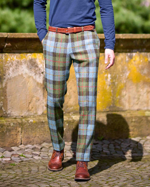 Harris Tweed Hose "Mr. Miller" im Highland Check