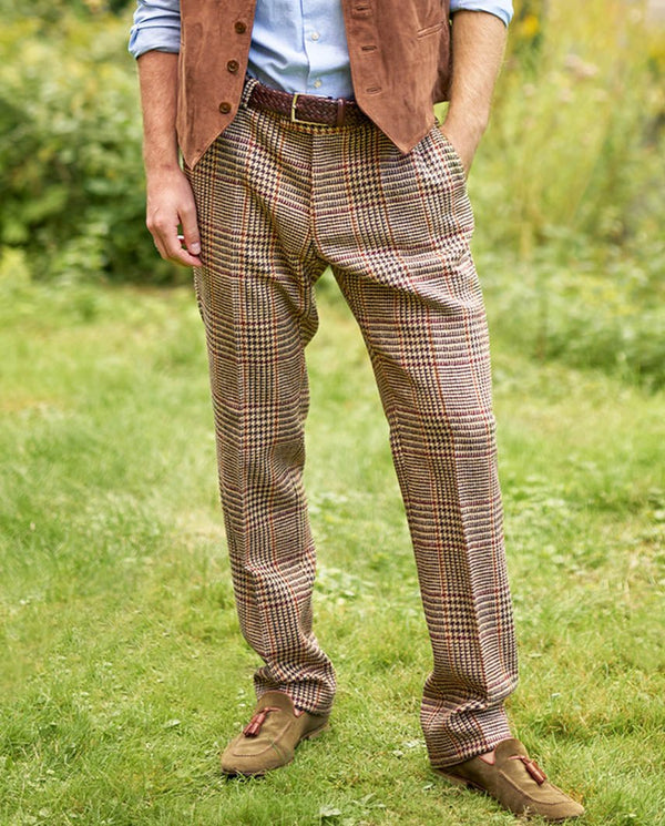 Harris Tweed Trousers "Mr. Miller" in Scottish Check