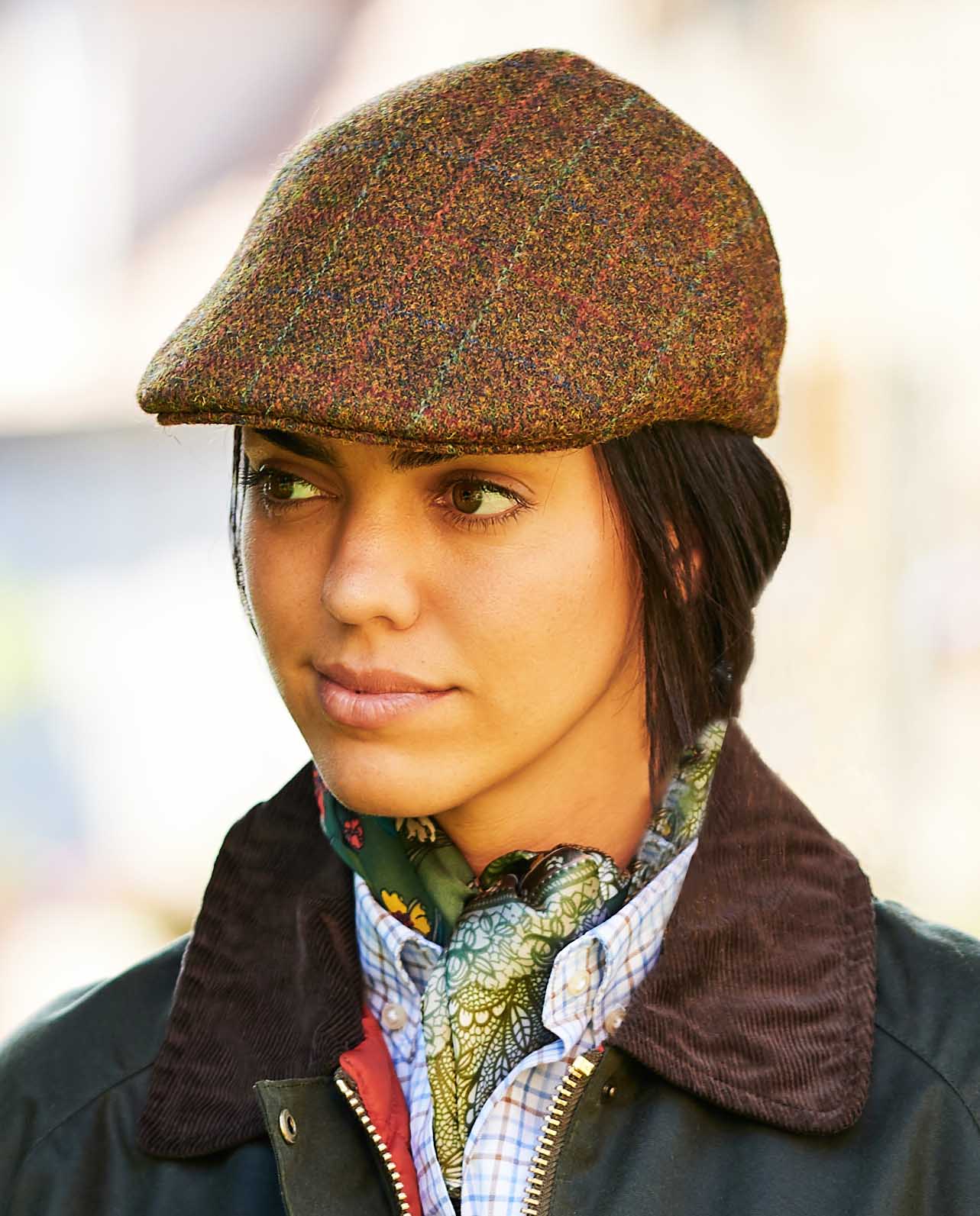 Harris Tweed Mütze "Henry Cap" in Country Classic - Wellington of Bilmore