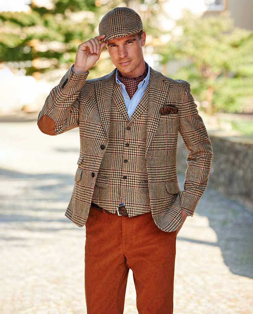 Harris Tweed Sakko "London" im scottish Check - Wellington of Bilmore