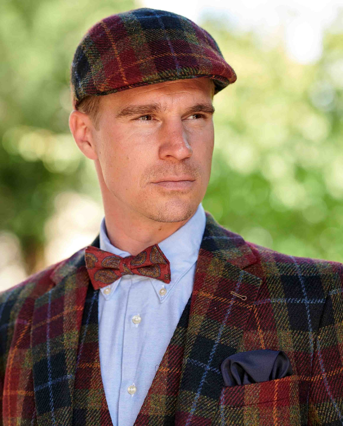 Harris Tweed Sakko "London" in Check of Island - Wellington of Bilmore