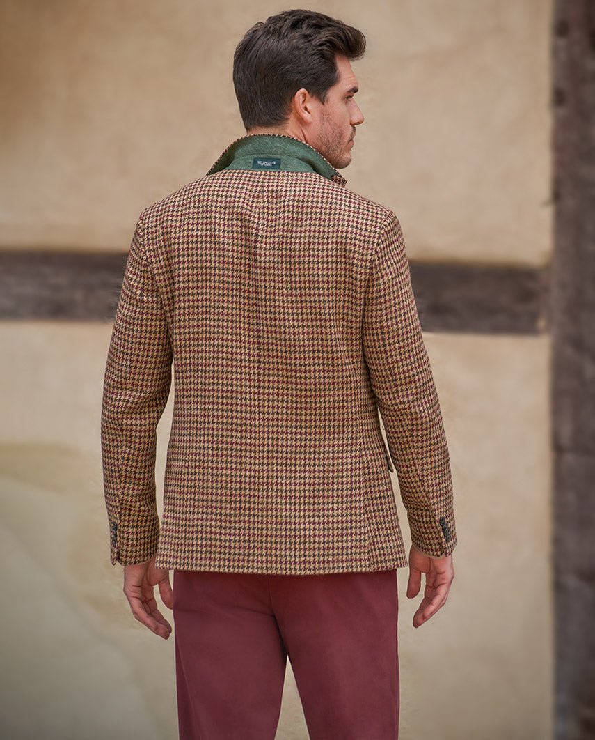 Harris Tweed Sakko ''London'' in country houndstooth - Wellington of Bilmore