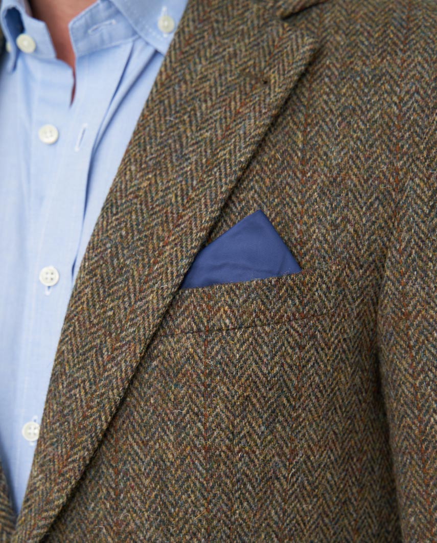 Harris Tweed Sakko ''London'' in evergreen - Wellington of Bilmore