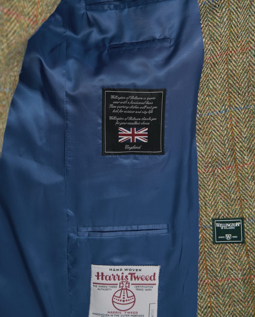 Harris Tweed Sakko ''London'' in light green - Wellington of Bilmore