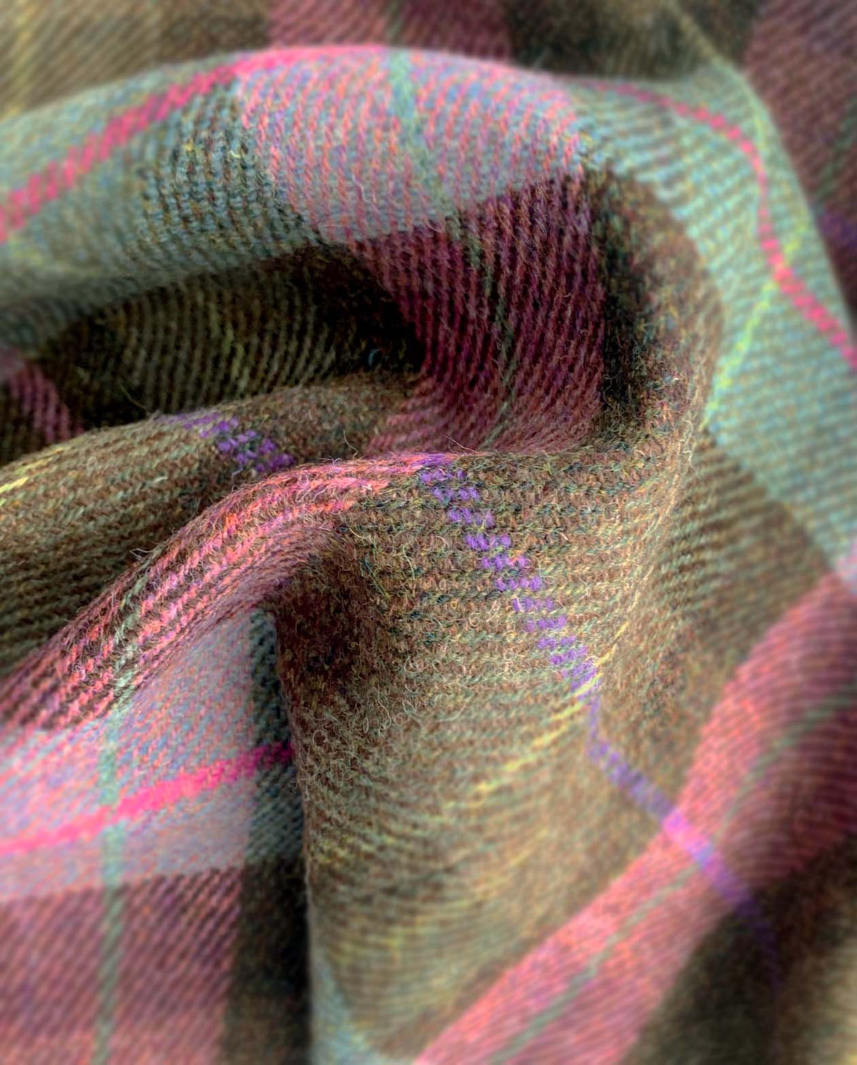 Harris Tweed Sakko "London" in tartan check - Wellington of Bilmore