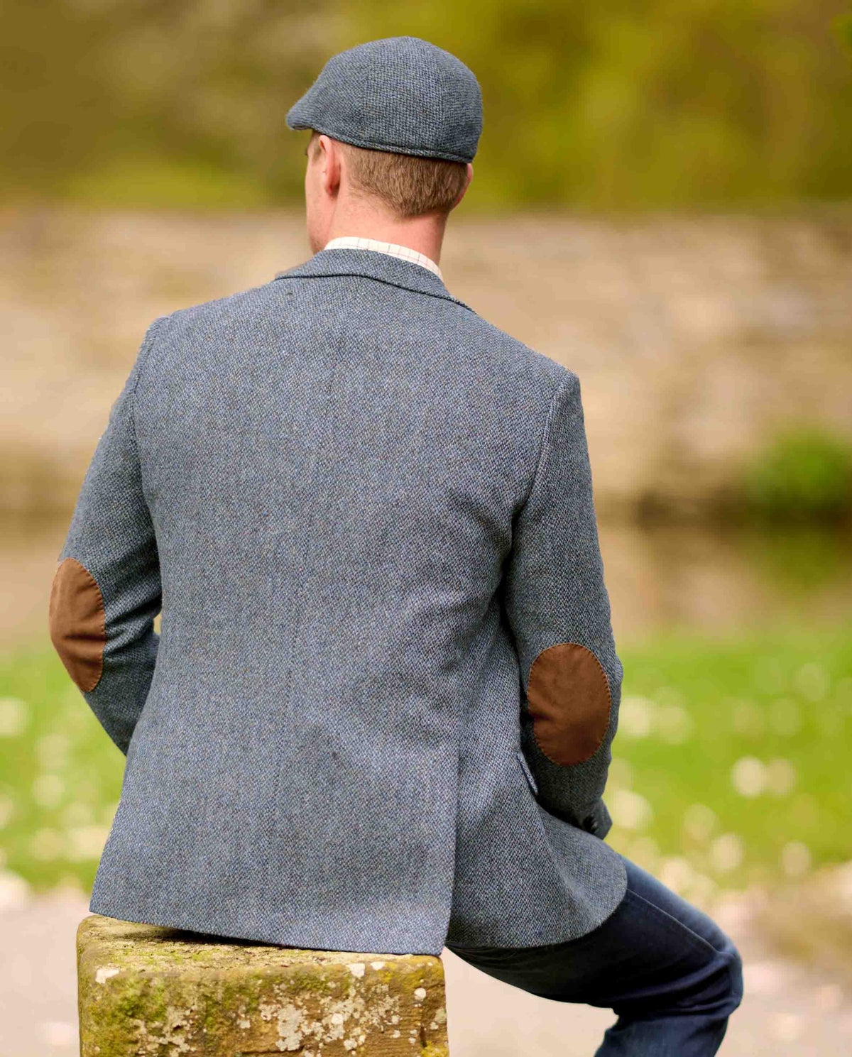 Harris Tweed Sakko "London" in Tweed of Water - Wellington of Bilmore