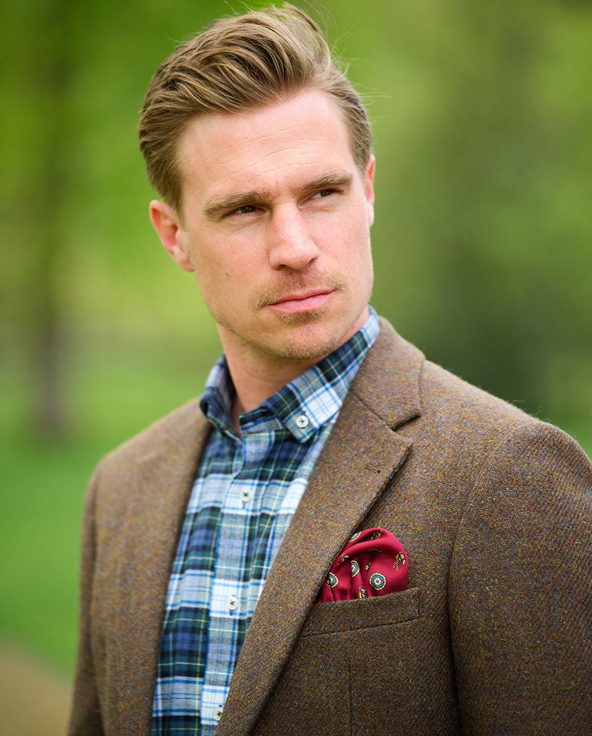 Harris Tweed Sakko "London" in Tweed Shadow - Wellington of Bilmore