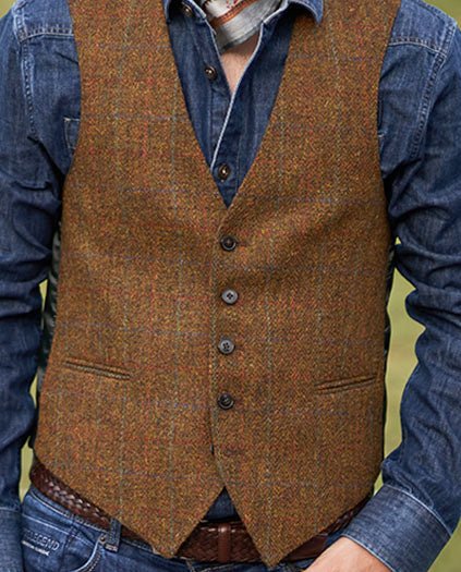 Harris Tweed Weste ''Tailor'' in Country Classic - Wellington of Bilmore