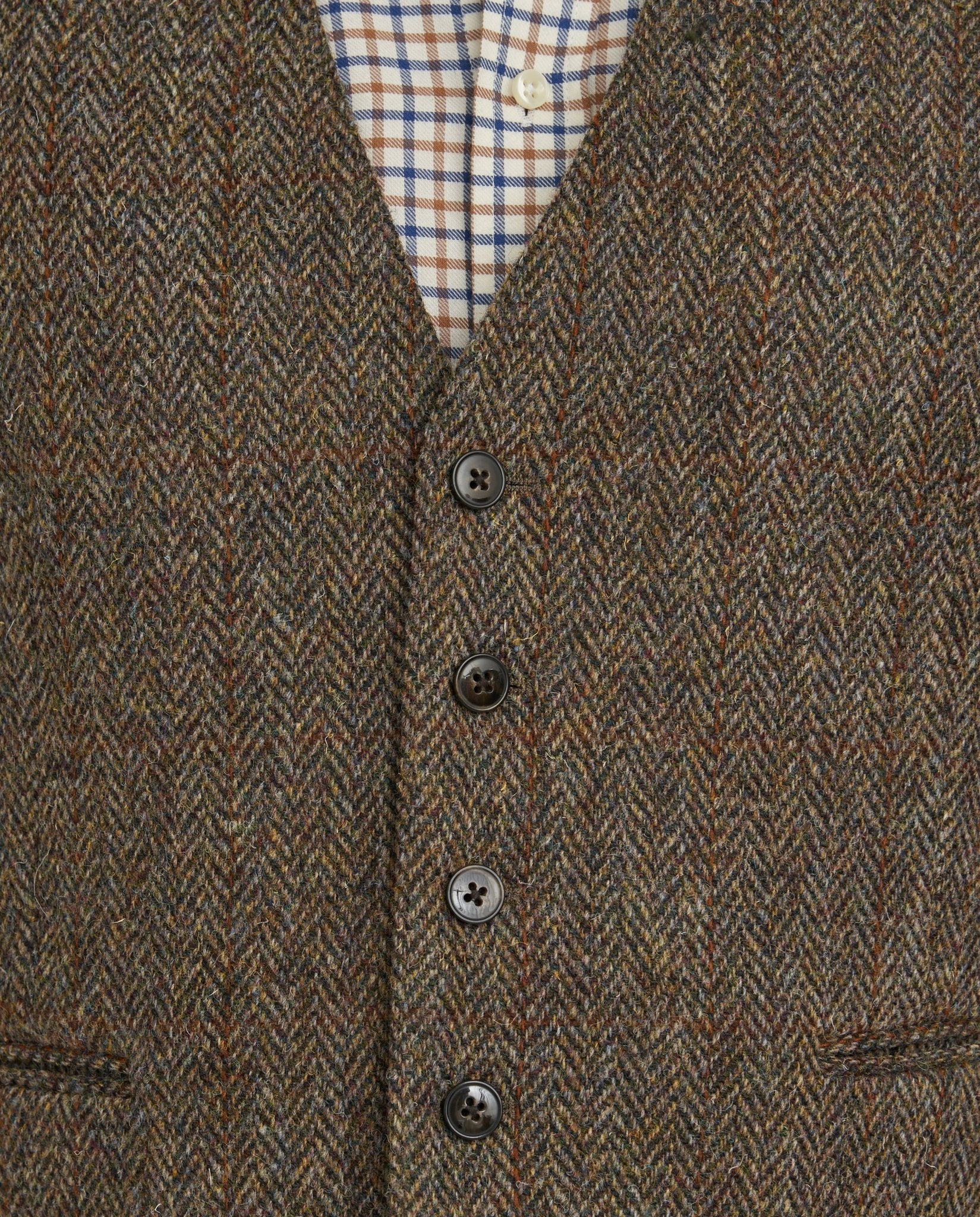 Harris Tweed Weste ''Tailor'' in evergreen - Wellington of Bilmore