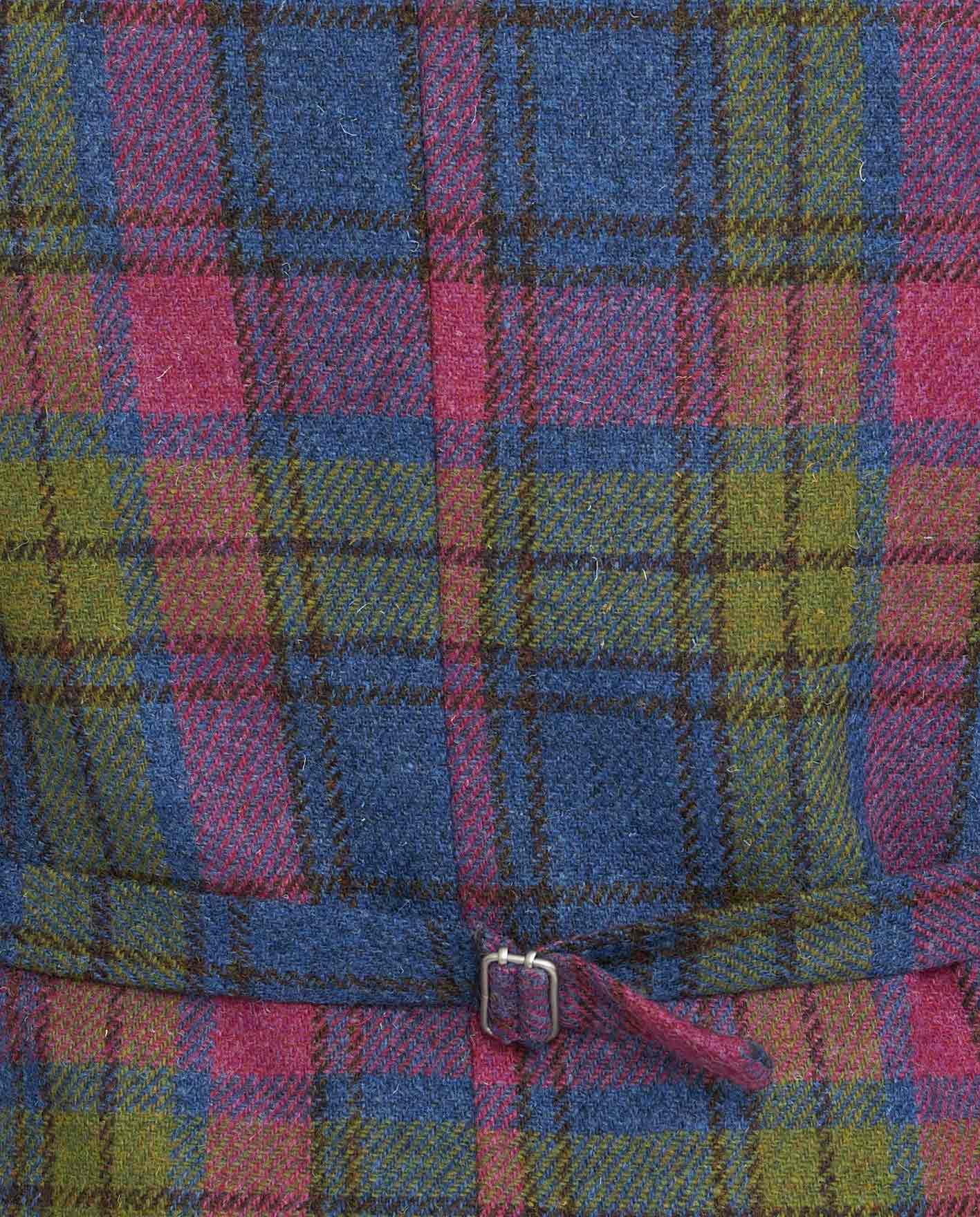 Harris Tweed Weste "Wales" in candy check - Wellington of Bilmore