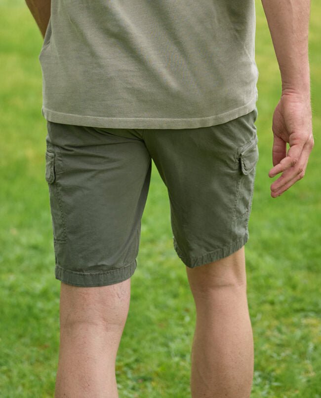 Herren Cargo Shorts ''Mr. Mane'' in khaki - Wellington of Bilmore