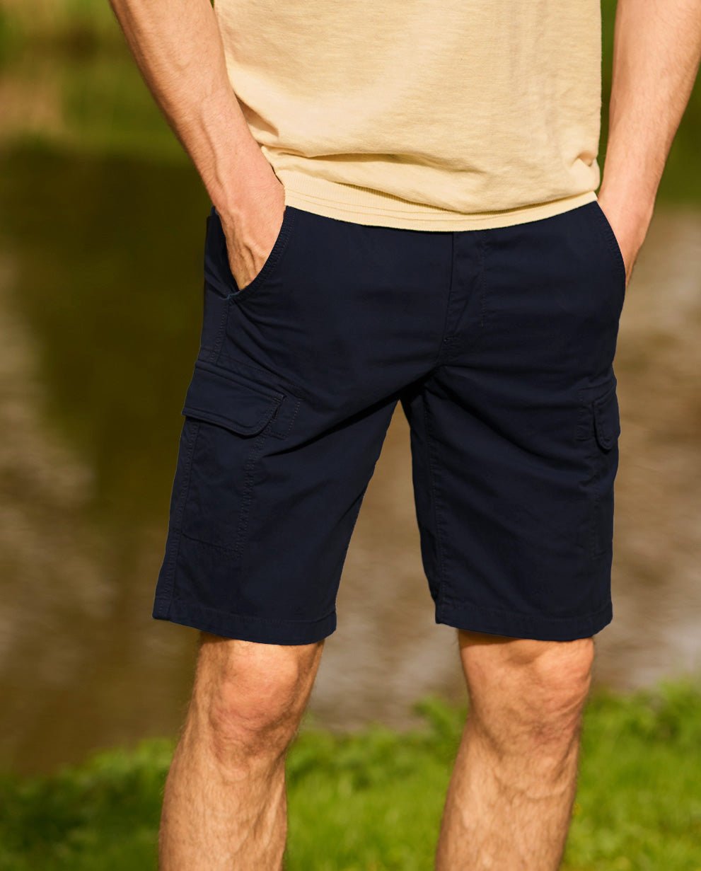 Herren Cargo Shorts ''Mr. Mane'' in navy - Wellington of Bilmore