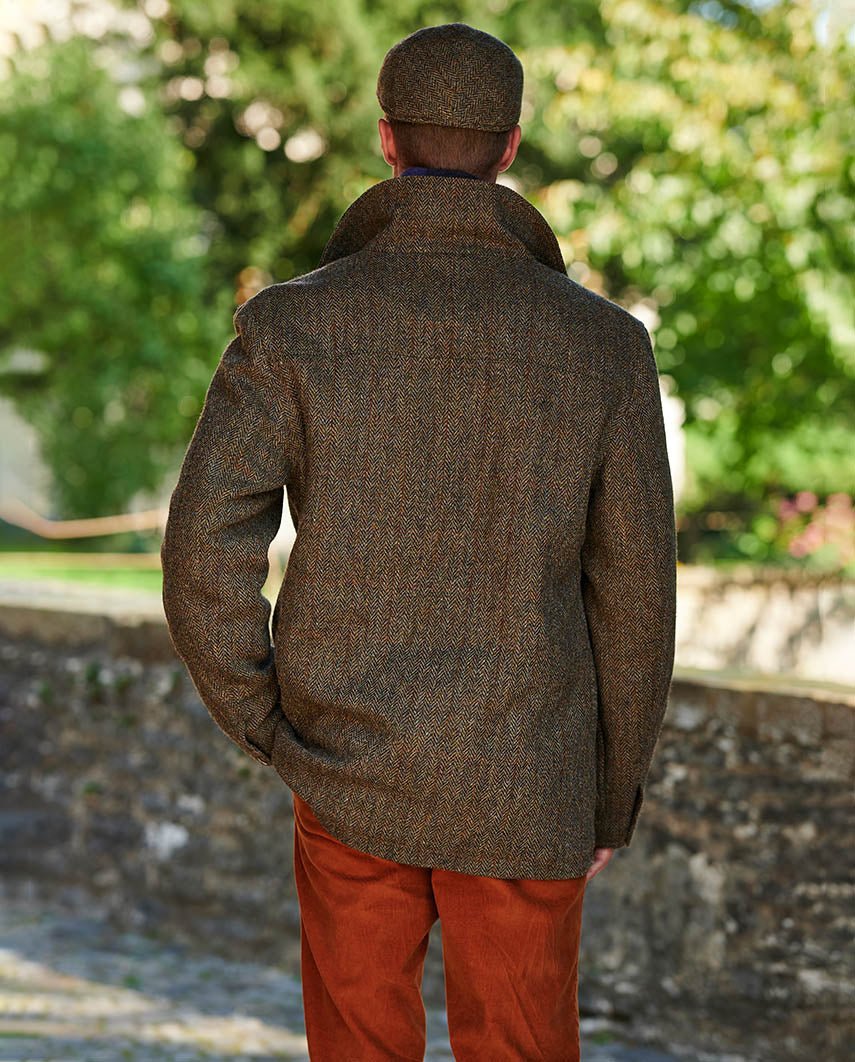 Herren Fieldjacket ''Bristol'' in Harris Tweed - Wellington of Bilmore