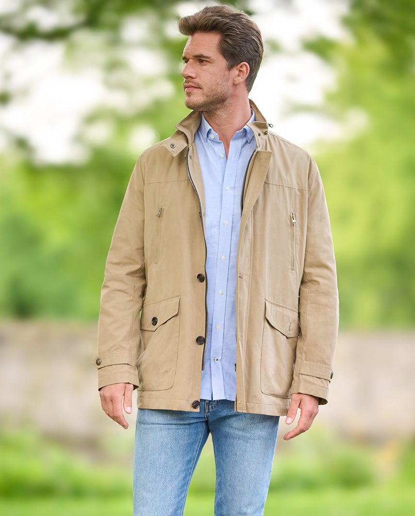 Herren Fieldjacket ''Renfield'' in sand - Wellington of Bilmore