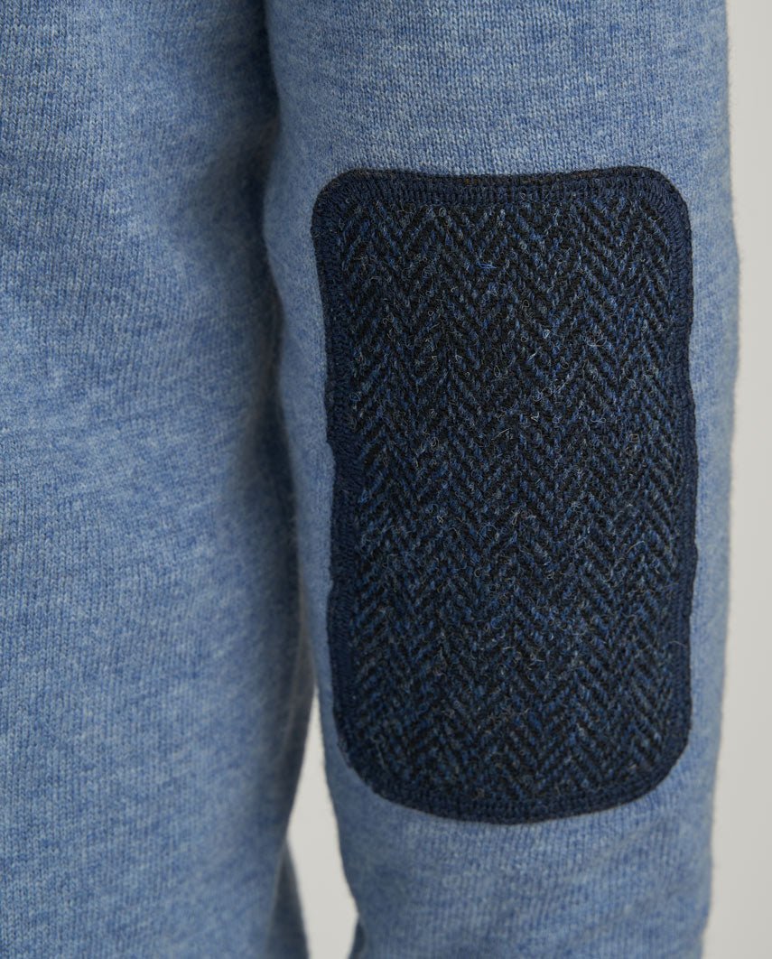 Herren Merino-Strickjacke "The Cardigan" in blue - Wellington of Bilmore