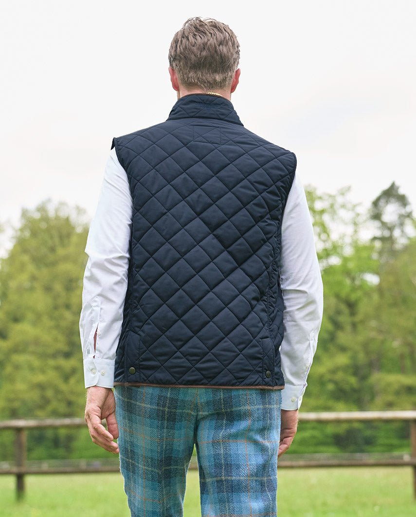 Herren Steppweste ''Charles'' in navy - Wellington of Bilmore