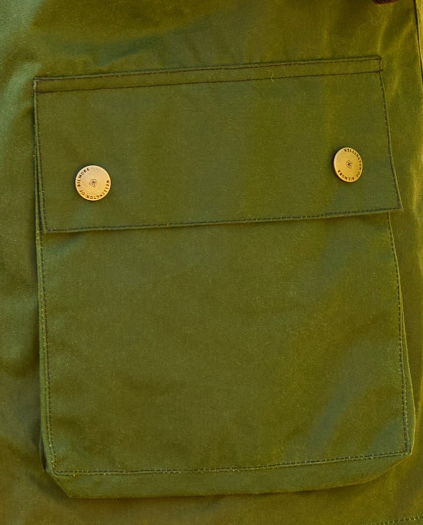 Herren Wachsjacke ''Starberg SO'' in lemongras - Wellington of Bilmore
