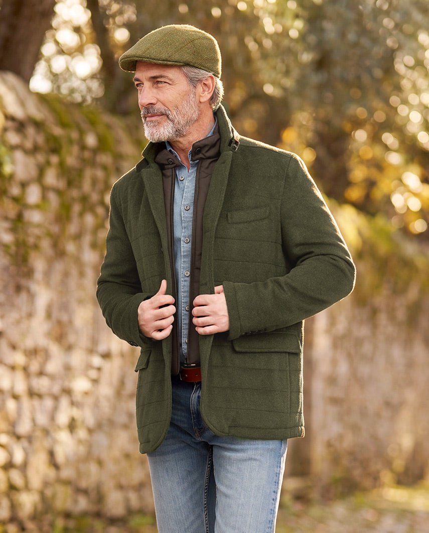 Herrenjacke ,,Austria'' im Sakkostyle aus Woll-Kaschmir – Forrest - Wellington of Bilmore